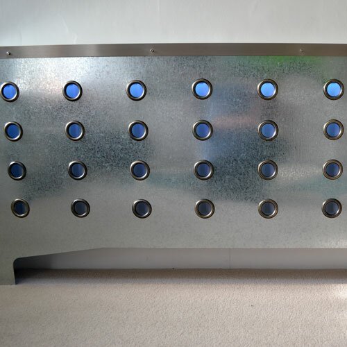 Galvanised radiator covers