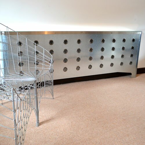 Galvanised radiator covers