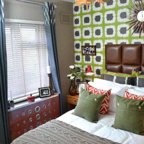 ART DECO Radiator cover in bespoke leather with chrome detailing in retro makeover 500