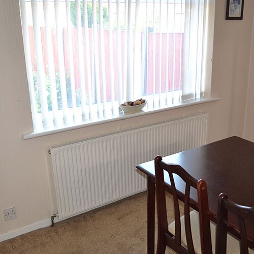 Before shot for dining room for Peter Andre
