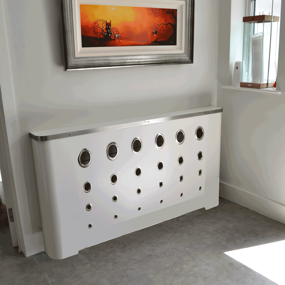 White CASA Radiator covers and enclosures