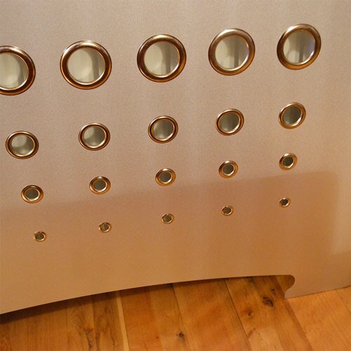 CASA DECO galvanised art deco radiator cover