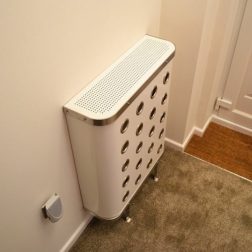 YOYO White Hallway radiator cover from Modern Radiator Covers