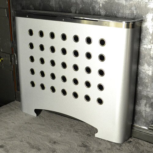 Matrix style CASA Deco galvanised radiator cover