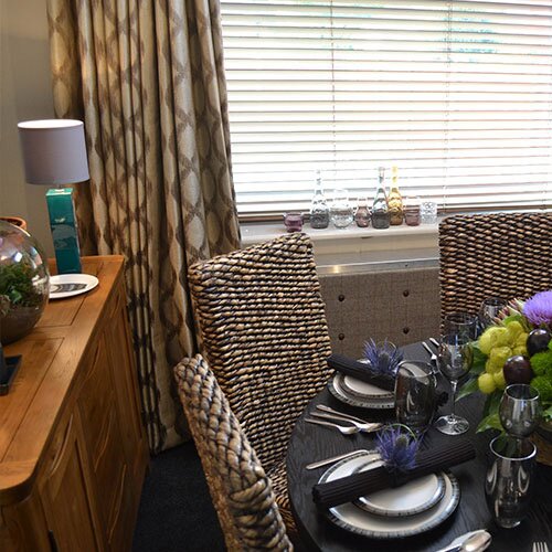 Modern upholstered radiator cover for living room for Peter Andre and Linda Barker