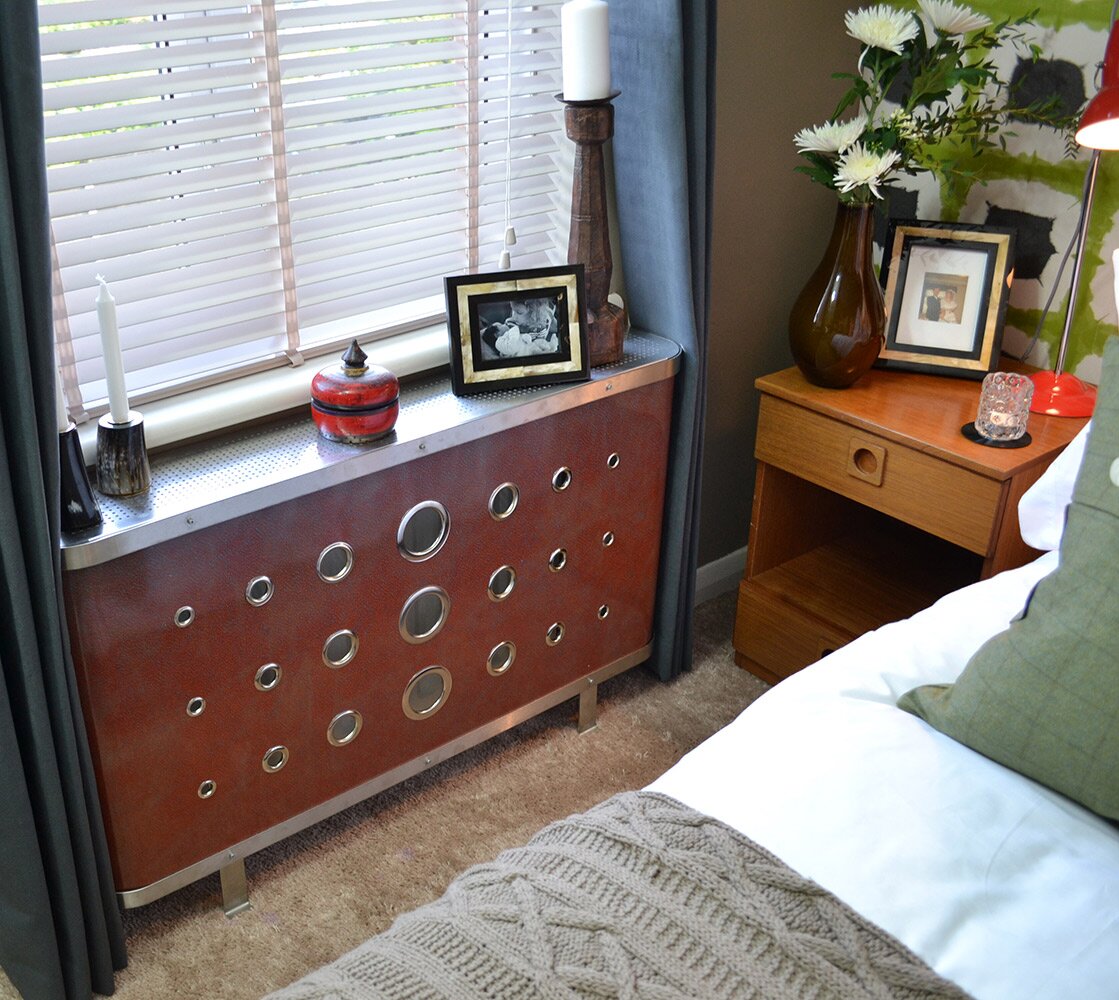 bedroom makeover in art deco theme