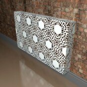 Nottingham Lace Metal Radiator Covers by Lace Furniture