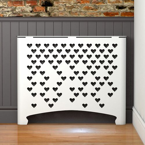 CASA Hearts Fall white radiator covers