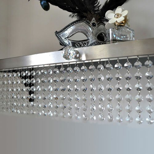 Crystal Shelving (Clear 10cm Octo beads)