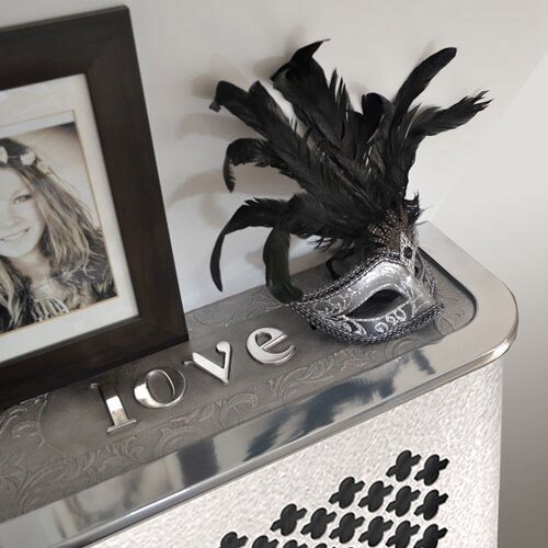 Personalised radiator cover tops on CASA