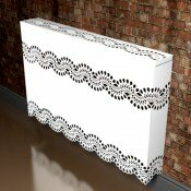 Chantilly Lace Pattern Wall mounted Radiator cover by Couture Cases