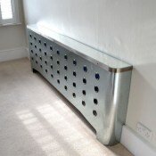 Galvanised radiator covers from Modern Radiator Covers