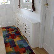 CASA DECO radiator covers with brass eyelets
