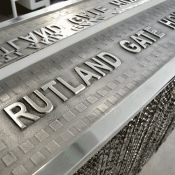 personalised tops on grey crystal radiator cover made to measure
