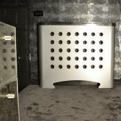 CASA Geo Galvanised Radiator cover