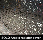 SOLO arabic mirrored radiator cover and console table
