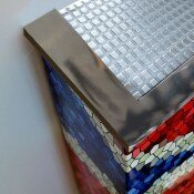 Grid Aluminium radiator cover top for Warehouse radiator cabinets