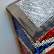 Mesh Aluminium radiator cover top for Warehouse radiator cabinets