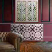 Arabic geometric radiator covers