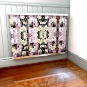 Beautifully Bold Wall mounted radiator cabinets by Alexandra Austin