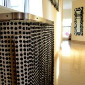Grey Crystal glass radiator cover