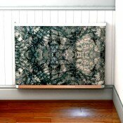 Botanical WaterfallWall mounted radiator cabinets by Alexandra Austin