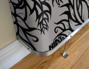 Original Graffiti radiator cabinets from Modern Radiator Covers