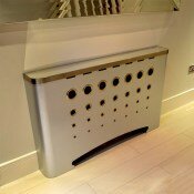 CASA DECO Galvanised Radiator covers in hallway