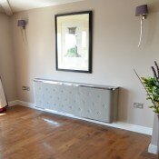 Harlequin fabric soft radiator covers from Modern Radiator Cover