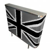 Union Jack Mosaic radiator cabinets from Modern Radiator Covers