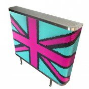 Union Jack Mosaic radiator cabinets from Modern Radiator Covers