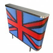 Union Jack Mosaic radiator cabinets from Modern Radiator Covers
