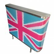 Union Jack Mosaic radiator cabinets from Modern Radiator Covers