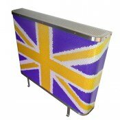 Union Jack Mosaic radiator cabinets from Modern Radiator Covers