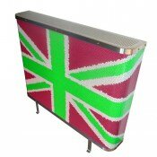 Union Jack Mosaic radiator cabinets from Modern Radiator Covers