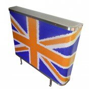 Union Jack Mosaic radiator cabinets from Modern Radiator Covers