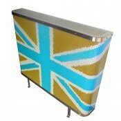 Union Jack Mosaic radiator cabinets from Modern Radiator Covers
