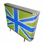 Union Jack Mosaic radiator cabinets from Modern Radiator Covers