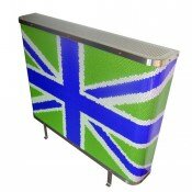 Union Jack Mosaic radiator cabinets from Modern Radiator Covers