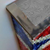 Paisley Aluminium radiator cover top for Warehouse radiator cabinets
