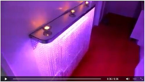 Customer video of crystal radiator covers