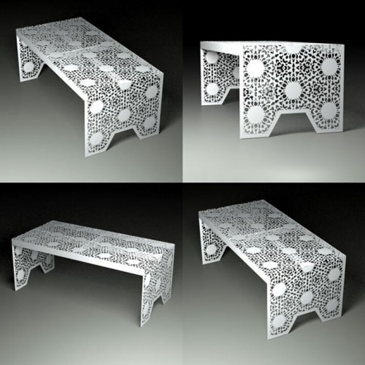 Nottingham Lace Dining Table
